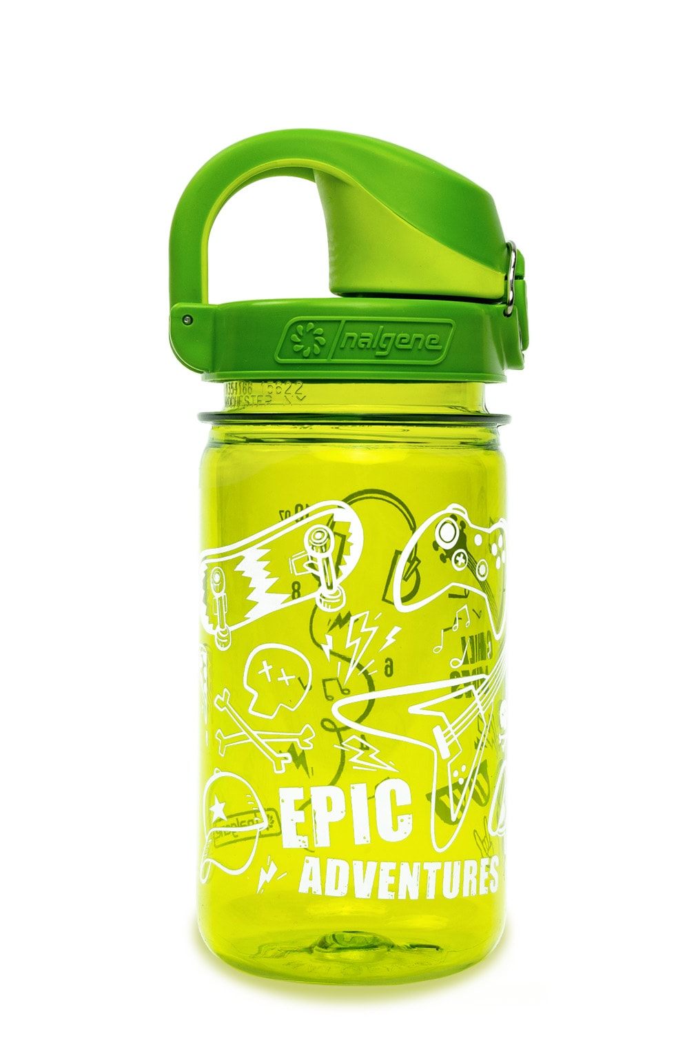 Nalgene product image: 12oz On-The-Fly Kids Lock-Top Bottle with Graphics I3 — 12oz On-The-Fly Kids Lock-Top Bottle with Graphics