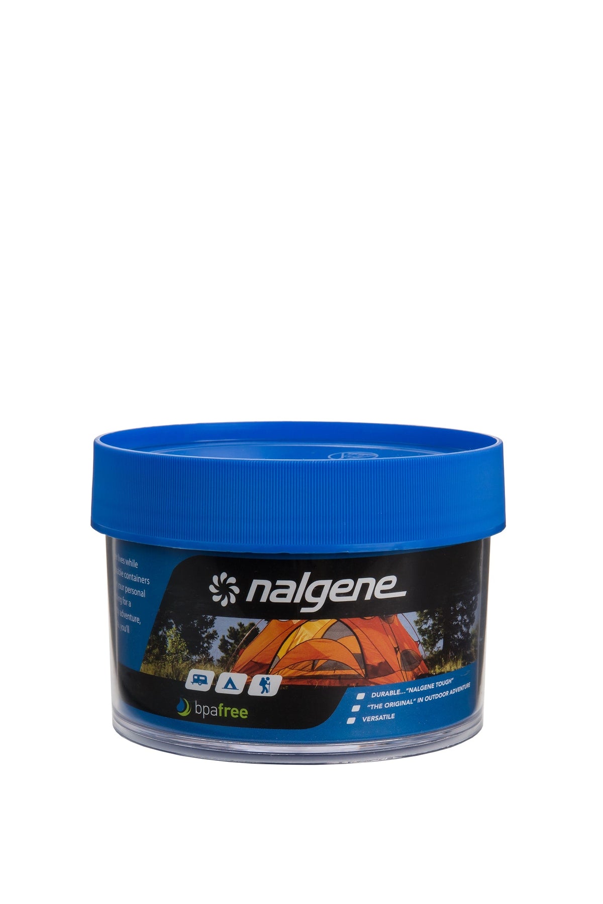 Nalgene product view: 16oz Storage Jar – Blue Lid A3 — 16oz Storage Jar – Blue Lid