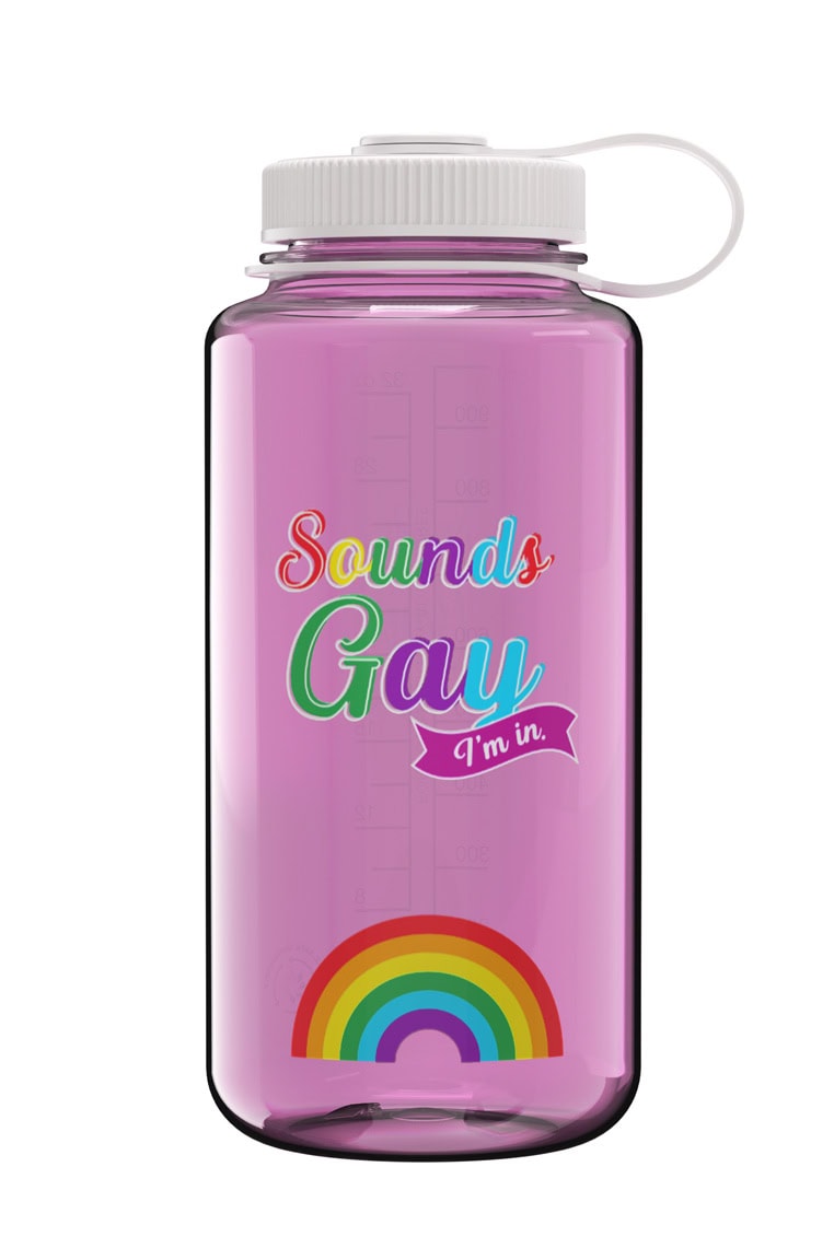Nalgene product detail: 32oz Wide Mouth Pride Bottle J7 — 32oz Wide Mouth Pride Bottle