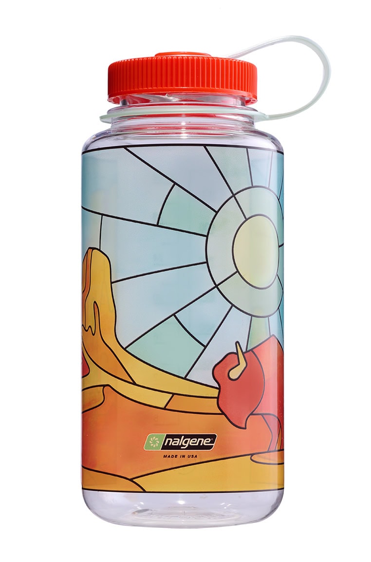 Nalgene product view: 32oz Wide Mouth Stained Glass Print Bottles X1 — 32oz Wide Mouth Stained Glass Print Bottles
