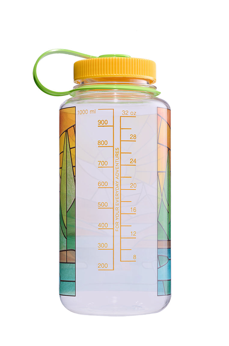 Nalgene product image: 32oz Wide Mouth Stained Glass Print Bottles X1 — 32oz Wide Mouth Stained Glass Print Bottles