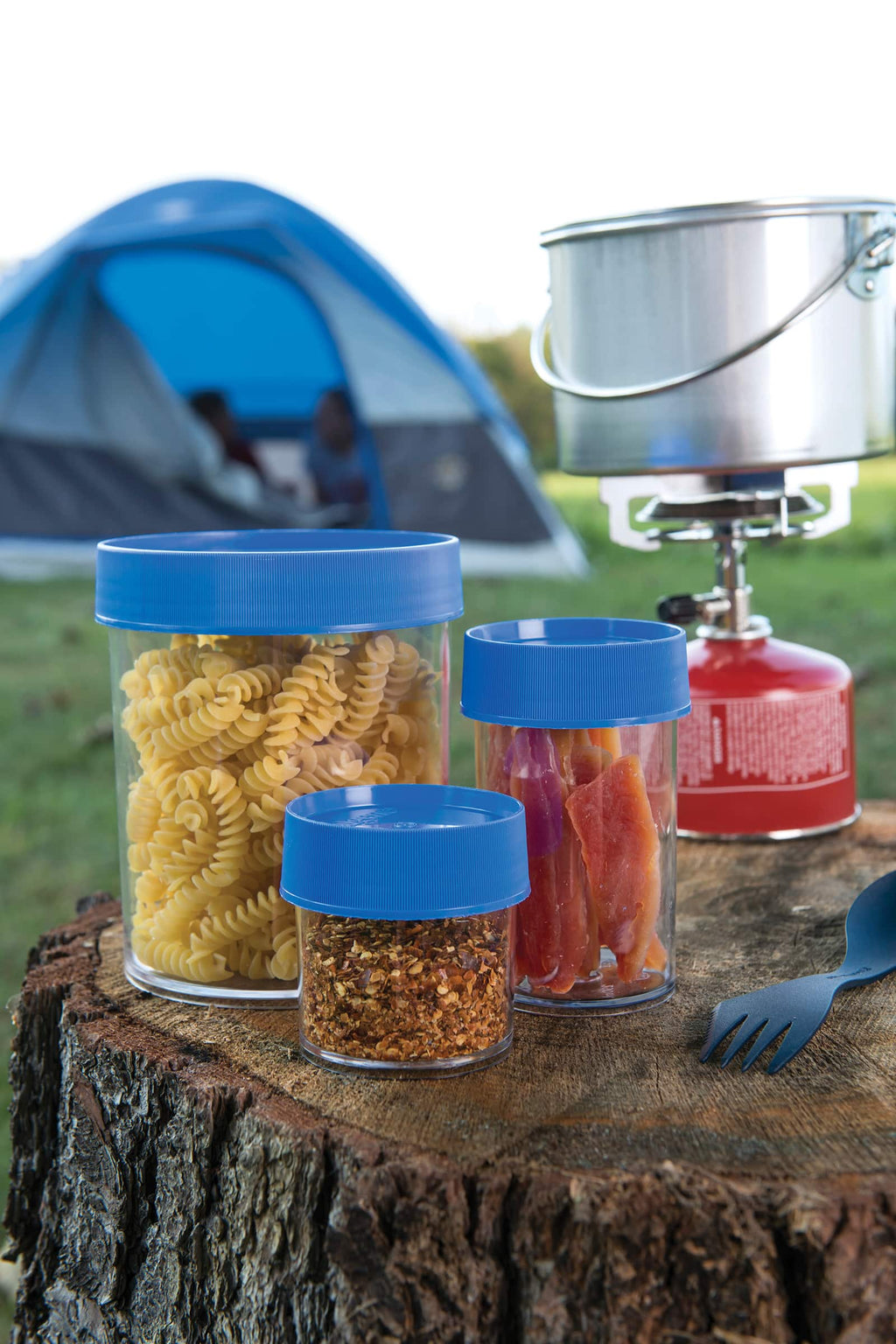 Nalgene product detail: 16oz Storage Jar – Blue Lid A3 — 16oz Storage Jar – Blue Lid