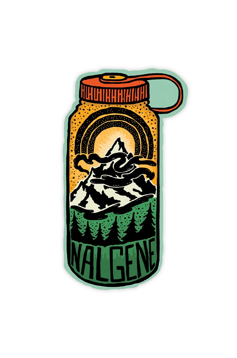 Nalgene product image: Mountain Peak Sticker G3 — Mountain Peak Sticker