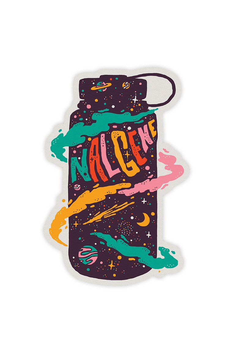 Galactic Nalgene Sticker — Galactic Nalgene Sticker Q3