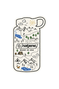 Nalgene Bottle Map Sticker — Nalgene Bottle Map Sticker U6