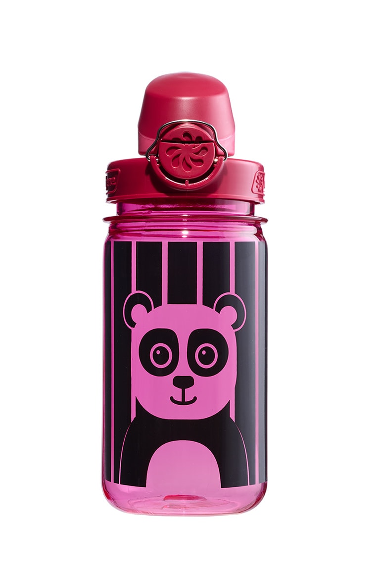 Nalgene product view: 12oz On-The-Fly Kids Lock-Top Bottle with Graphics L2 — 12oz On-The-Fly Kids Lock-Top Bottle with Graphics