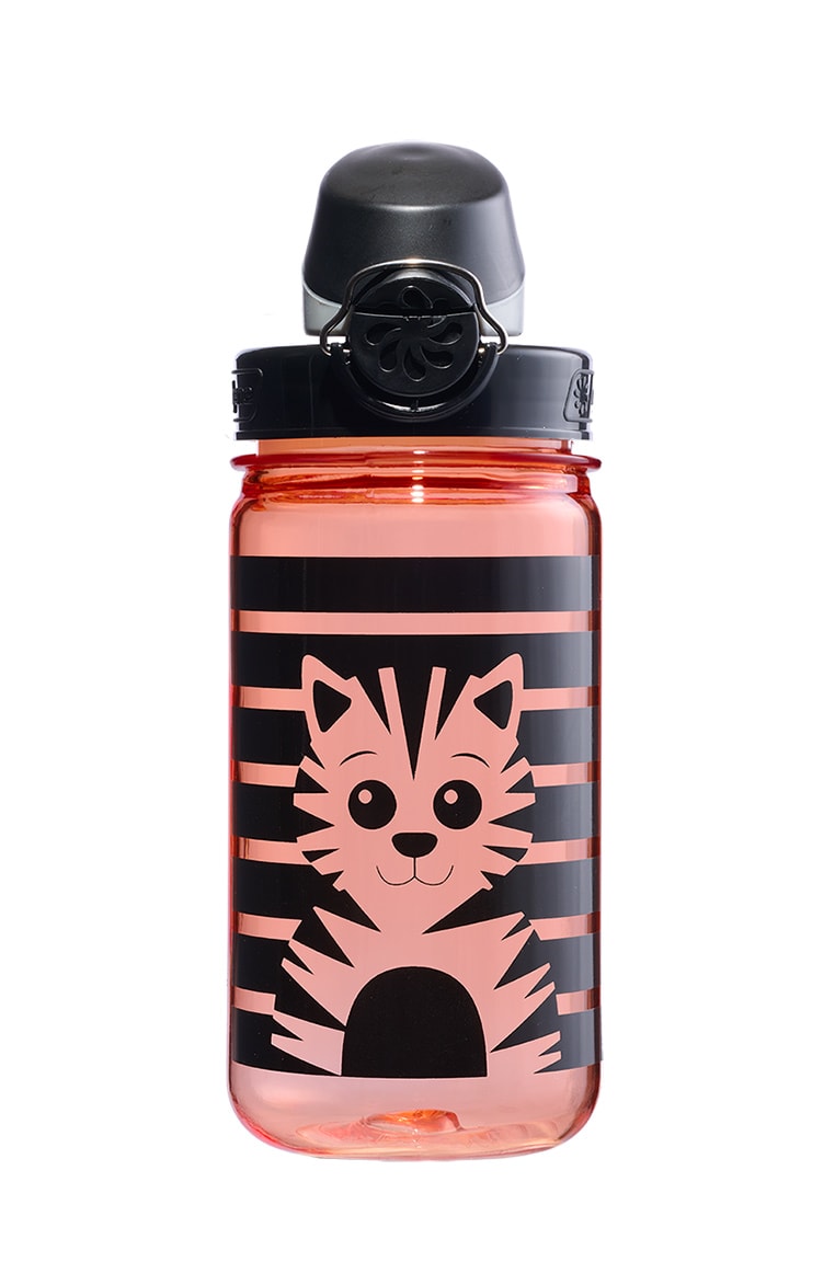 Nalgene product image: 12oz On-The-Fly Kids Lock-Top Bottle with Graphics L2 — 12oz On-The-Fly Kids Lock-Top Bottle with Graphics