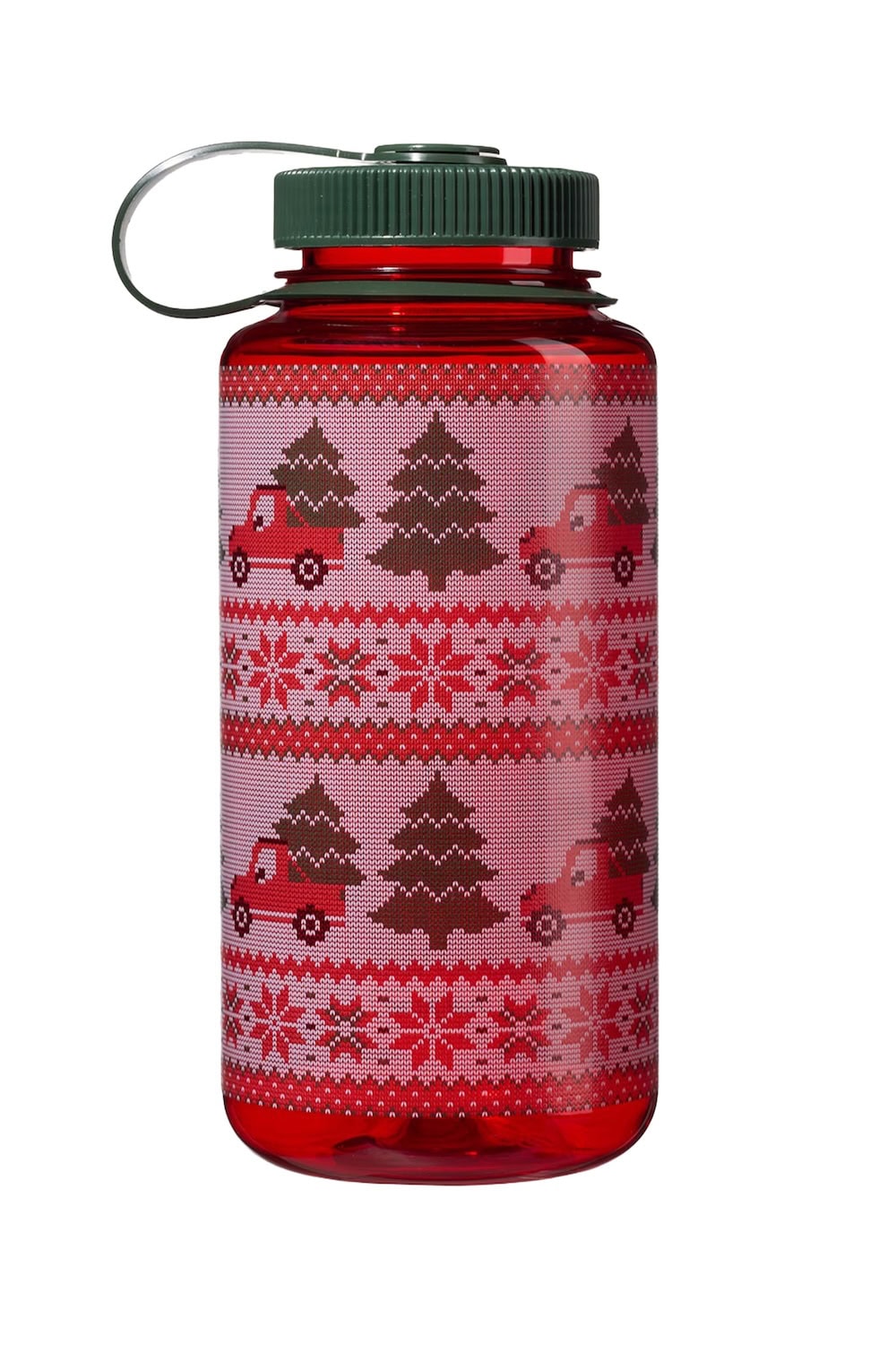 Nalgene product view: 32oz Wide Mouth Ugly Sweater Bottle C9 — 32oz Wide Mouth Ugly Sweater Bottle